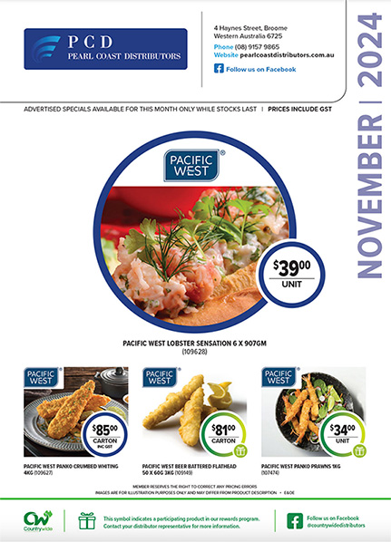 Monthly Specials at Pearl Coast Distributors