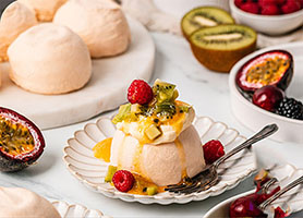 Pavlova-200 Priestley Cakes available at Pearl Coast Distributors